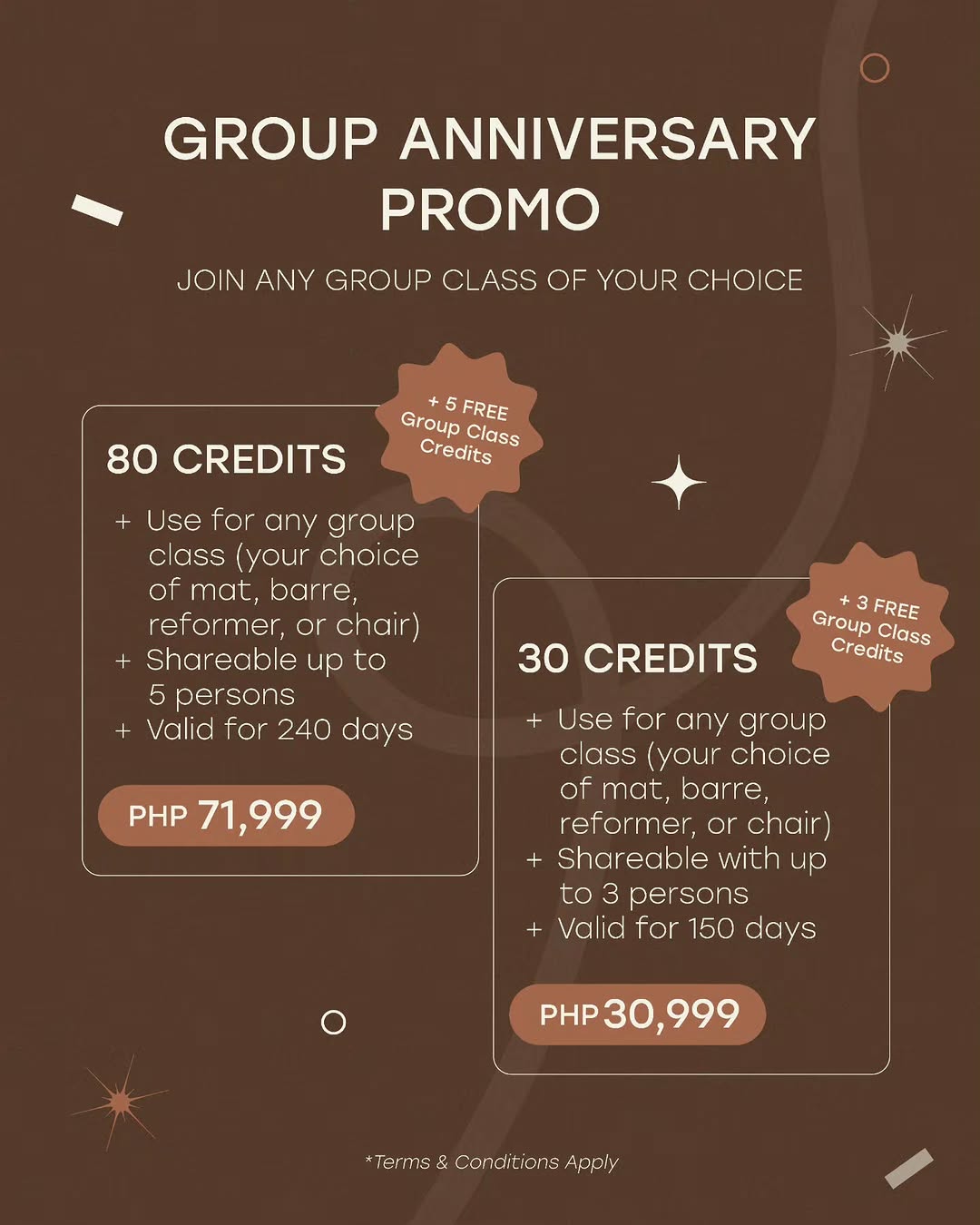 Soul Pilates anniversary