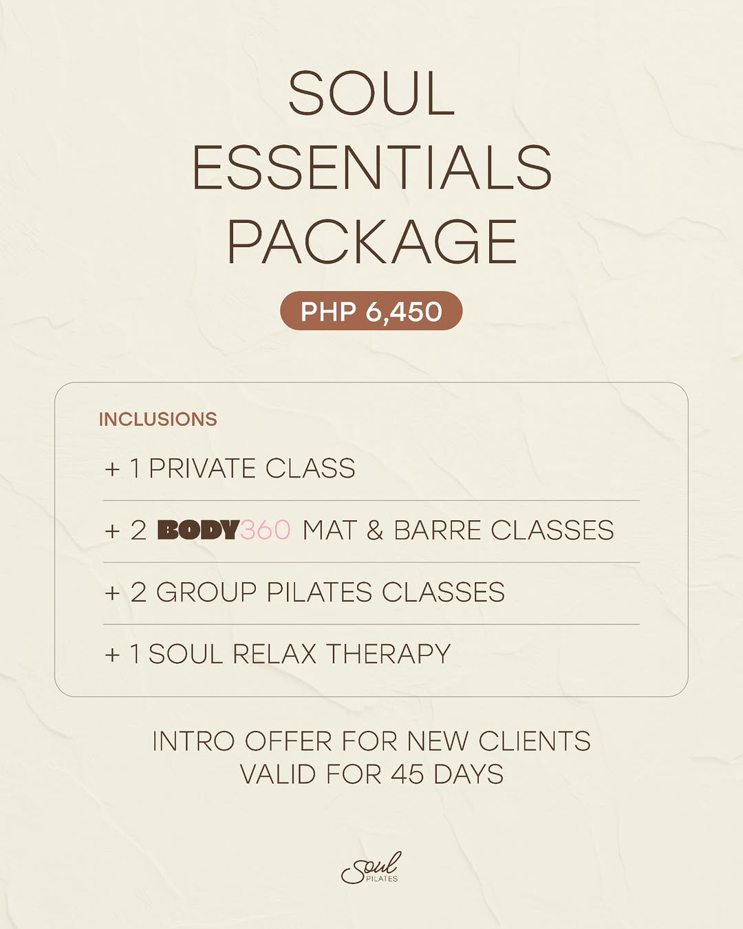 Soul Essentials Package